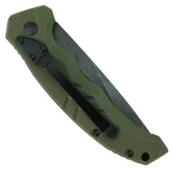 Boker Plus Exclusive OD Green Intention II Auto Knife, Dark Stonewash Blade -Knife Sale Store 01bo488soa 2 58258.1656342112