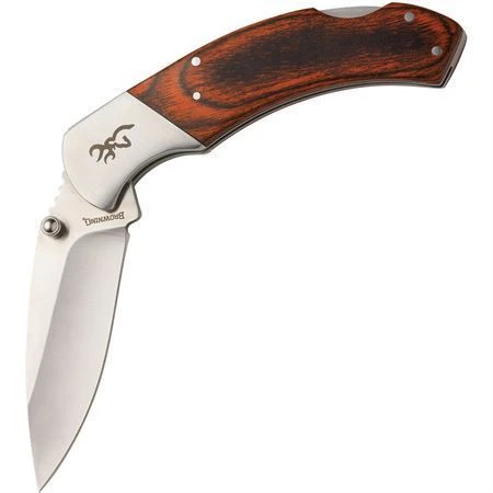 Browning 0369 Lockback Brown Pakkawood 5 Browning 0369 Lockback Brown Pakkawood - Image 3