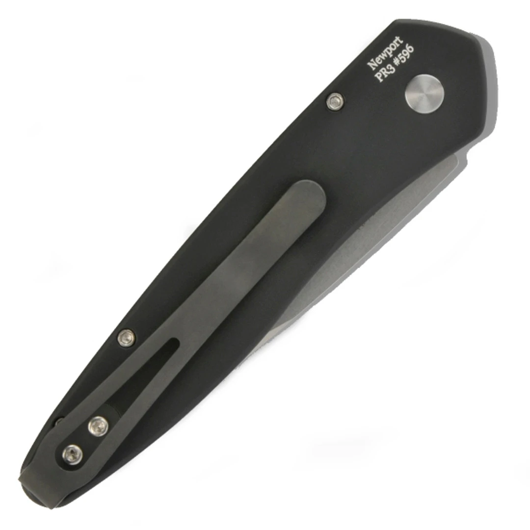 Pro-Tech 3405 Newport Auto Knife, CPM-S35VN Stonewash Blade 4 Pro-Tech 3405 Newport Auto Knife, CPM-S35VN Stonewash Blade - Image 2