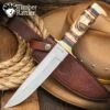 Timber Rattler Whispering Winds Bowie Knife Genuine Bone Fixed Blade 1 Timber Rattler Whispering Winds Bowie Knife Genuine Bone Fixed Blade -Knife Sale Store A17 TR135