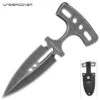 United Cutlery Undercover Stonewashed Magnum Push Dagger - One-Piece Stainless Steel Construction, Double-Edged Blade, No-Slip Grip 2 United Cutlery Undercover Stonewashed Magnum Push Dagger - One-Piece Stainless Steel Construction, Double-Edged Blade, No-Slip Grip -Knife Sale Store A17 UC1488SW
