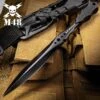 M48 Stinger Urban Dagger Black With Harness Sheath 2 M48 Stinger Urban Dagger Black With Harness Sheath -Knife Sale Store A17 UC2937