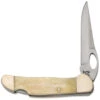 Bear & Son White Smooth Bone Lockback Knife, Satin Blade -Knife Sale Store BCWSB149L 69568.1644426690