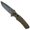 Boker Plus Coyote Brown Strike Auto, D2 Black Stonewash Blade -Knife Sale Store BO01BO424 2 57630.1637684963