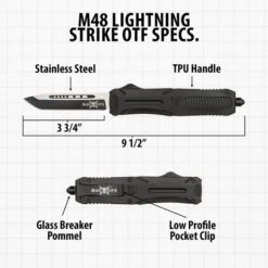 M48 Lightning Strike Automatic OTF Knife -Knife Sale Store D04 UC3450