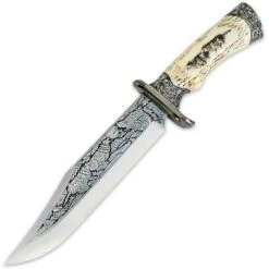 Running Wolf Fixed Blade Knife With Display Box -Knife Sale Store D17 BK2447
