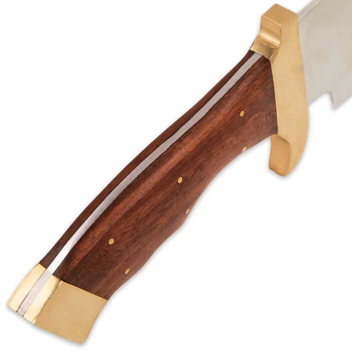 Massive Big Foot Bowie Knife And Leather Sheath 5 Massive Big Foot Bowie Knife And Leather Sheath - Image 3