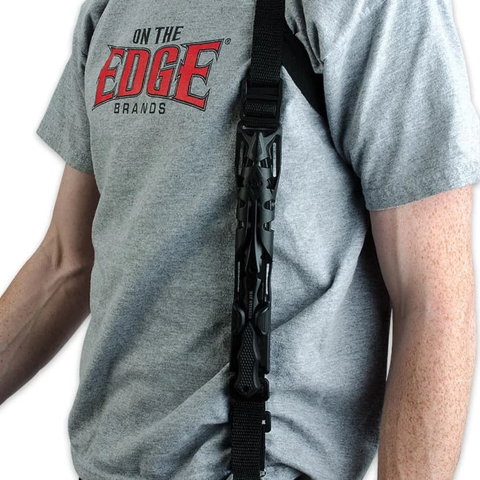 M48 Stinger Urban Dagger Black With Harness Sheath 5 M48 Stinger Urban Dagger Black With Harness Sheath - Image 3