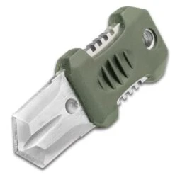 SHTF Tactical MOLLE Shiv - Stainless Steel Blade, Rubber Overmolded Handle, Plastic Webbing Adapter, Lanyard Hole - 2 1/2” Length 13 SHTF Tactical MOLLE Shiv - Stainless Steel Blade, Rubber Overmolded Handle, Plastic Webbing Adapter, Lanyard Hole - 2 1/2” Length -Knife Sale Store F17 BK4413