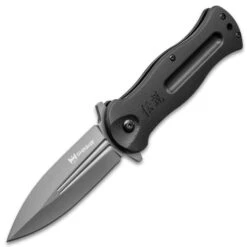 Shinwa Ganjo Black G10 Pocket Knife - 3Cr13 Stainless Steel Blade, Black G10 Handle Scales, Ball Bearing, Pocket Clip -Knife Sale Store F19 KZ1028