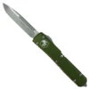 Microtech OD Green Ultratech OTF Auto Knife, Apocalyptic Blade -Knife Sale Store MT121 10APOD 1 54457.1666971755