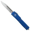 Microtech Blue UTX70 OTF Knife, Stonewash Plain Blade -Knife Sale Store MT148 10BL 1 00760.1667239852