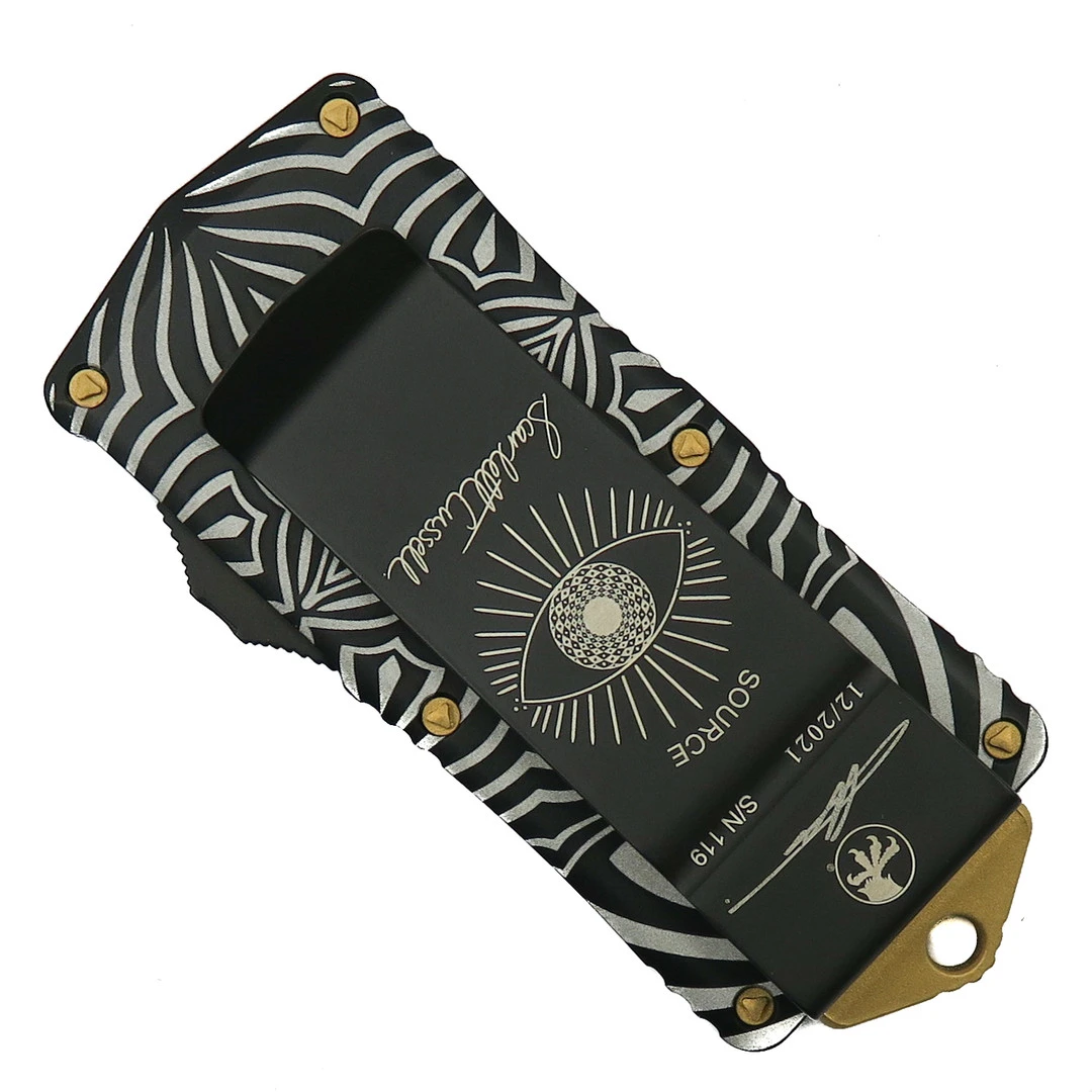 Microtech "Source" Exocet OTF Auto Knife, Black Blade 4 Microtech "Source" Exocet OTF Auto Knife, Black Blade - Image 2