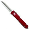 Microtech Red Ultratech Spartan OTF Auto Knife, Stonewash Blade -Knife Sale Store MT223 10CCRD 1 of 2 39664.1549643217