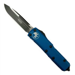 Microtech 231-1BL Blue UTX-85 S/E OTF Auto Knife, Black Blade