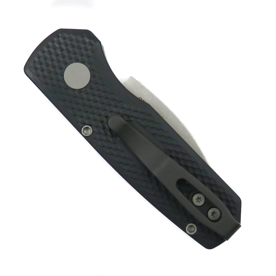 Pro-Tech Textured Runt 5 Auto Knife, Wharncliffe Stonewash Blade 4 Pro-Tech Textured Runt 5 Auto Knife, Wharncliffe Stonewash Blade - Image 2