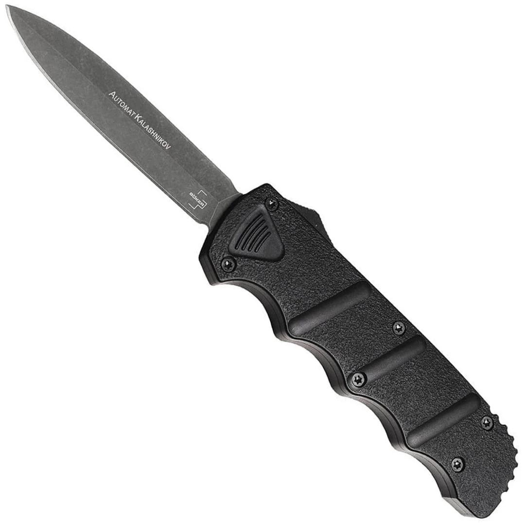Boker Plus Black Kalashnikov OTF Auto Knife, Black Dagger Blade 3 Boker Plus Black Kalashnikov OTF Auto Knife, Black Dagger Blade